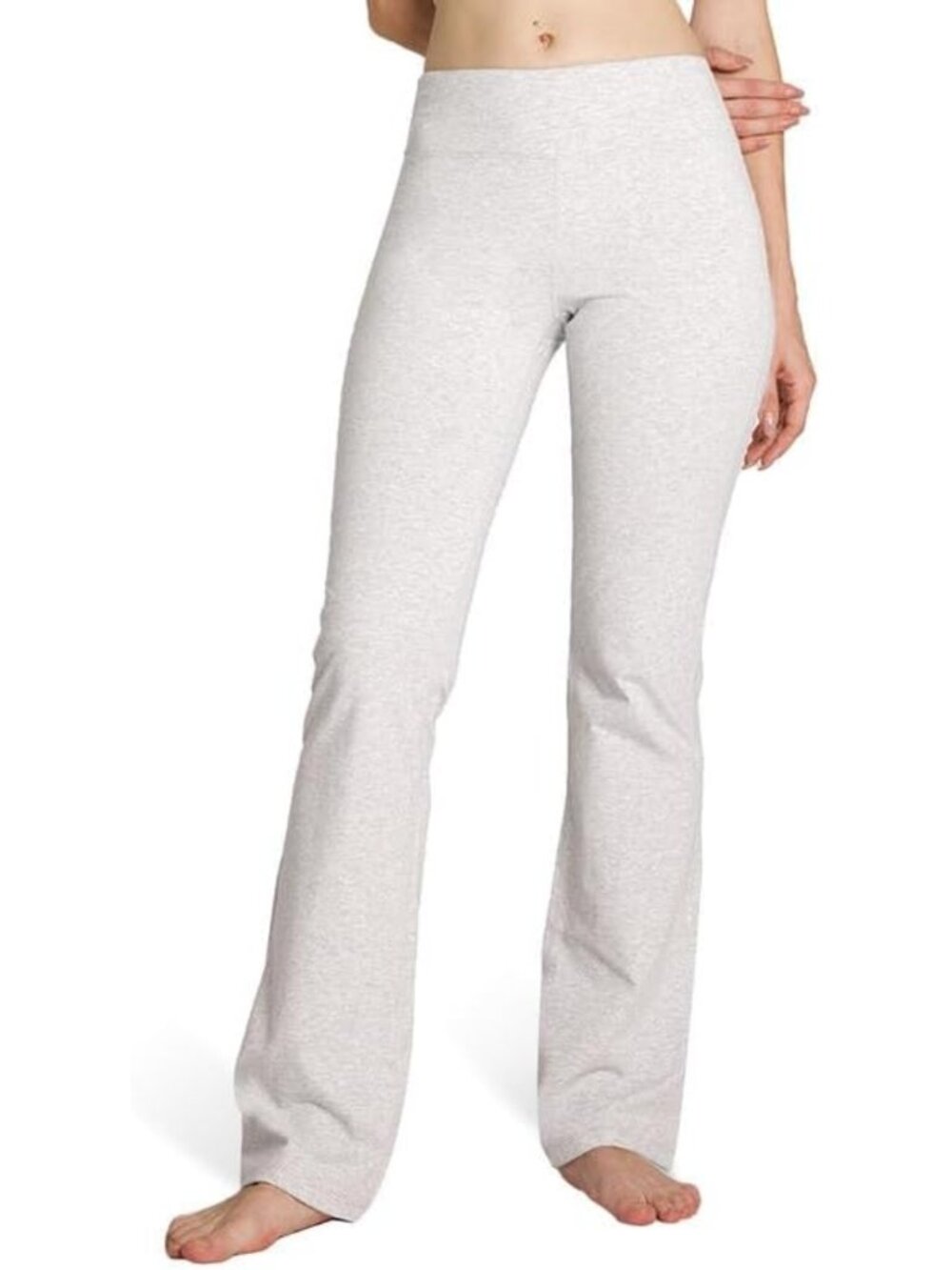 Cotton Bootcut Pants for Women, S-XXXL, 29''-35'' Inseam, Inner Pocket, Casual